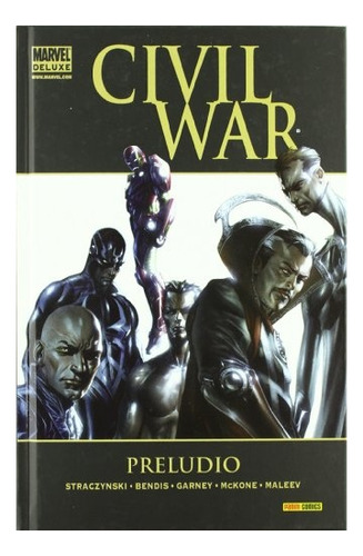 Comic Marvel Deluxe Civil War Preludio