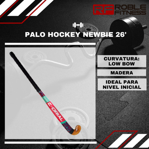 Kit Palo Hockey Madera + Canillera + Protector Bucal Junior