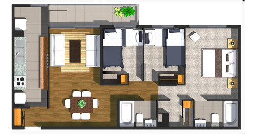 Primer Piso, Disponible Para Arriendo, Con Gc Incluido.