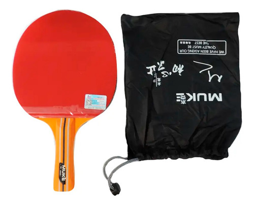 Paleta Ping Pong Muk Con Funda Deporte Tenis De Mesa Juego