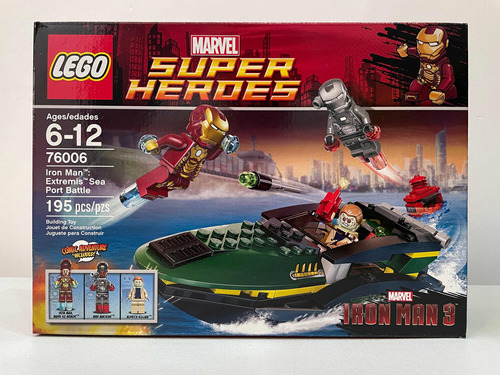 Lego Súper Héroes Iron Man Extremis Sea Port 76006 195 Pzas