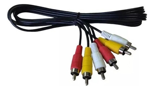 Cable Rca A Rca Audio Y Video Tv Dvd Consola Plug