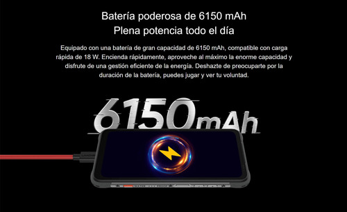 Bison Gt2 Pro 5g - Celular Resistente / Ram 8 Gb, Rom 256 Gb