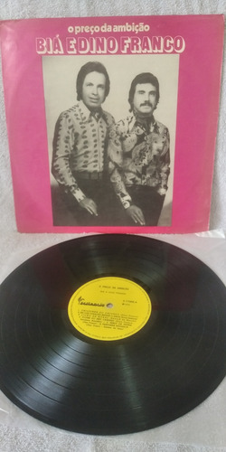 Lp Bia E Dino Franco O Preço Da Ambição 1973 Chantecler (Usado)
