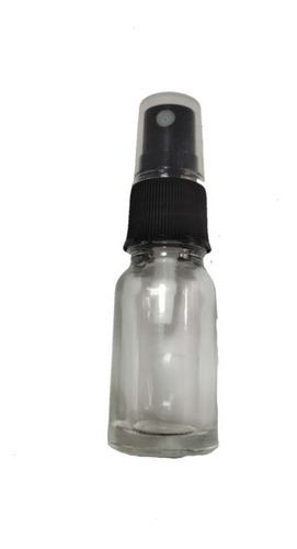 Frasco De Vidrio Transparente De 10ml Tapa C/spray Pack X30