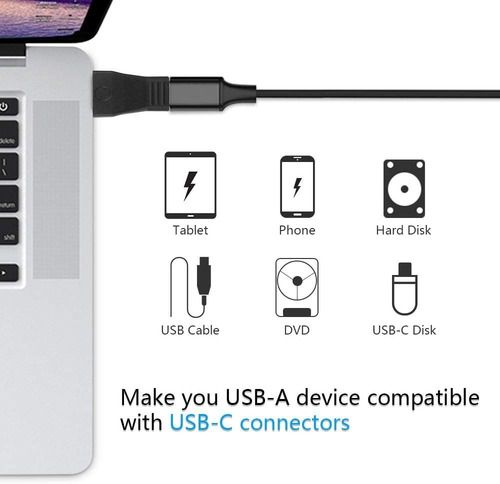 Imagen 3 de 7 de Adaptador - Usb-c Hembra A Usb 3.0 Macho