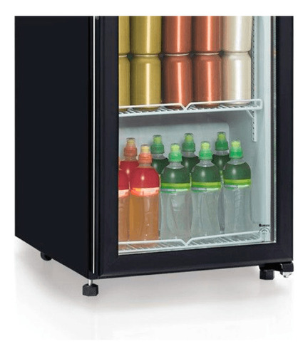 Refrigerador/expositor Vertical Gptu-120pr Preto Frost Free 110v