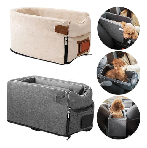 Assento De Carro Para Cães, Cama Central De Segurança Para G
