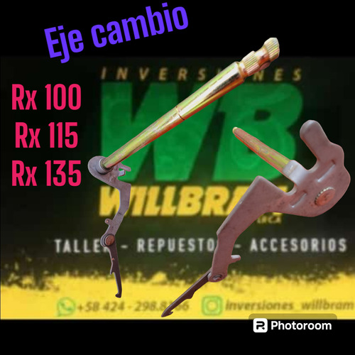 Eje Cambio Rx 100 / Rx 115 / Rx 135