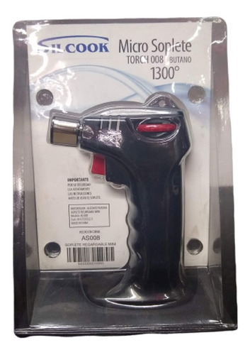 Micro Soplete Torch Para Gas Butano Silcook