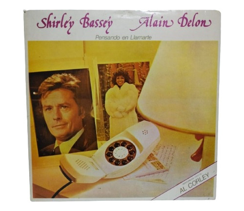 Shirley Bassey, Alain Delon  Pensando En Llamarte. Lp