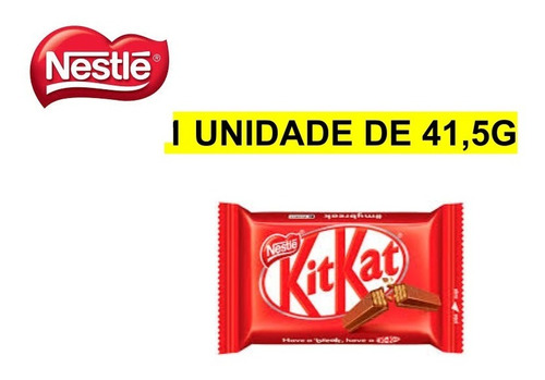 Chocolate Kit-kat Ao Leite- 1 Unidade