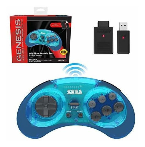 Control De Vídeo Juego Retro-bit Sega Genesis Controlador I