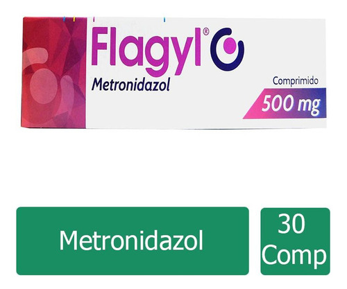 Flagyl 500 Mg Caja Con 30 Comprimidos