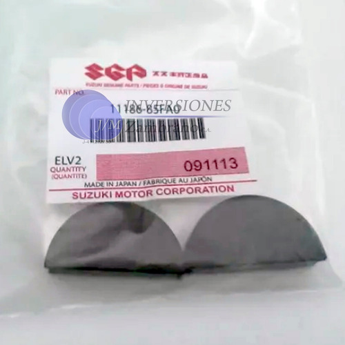 Imagen 4 de 4 de Goma Tapa Válvula Media Luna Grand Vitara 6 Cil. Xl7