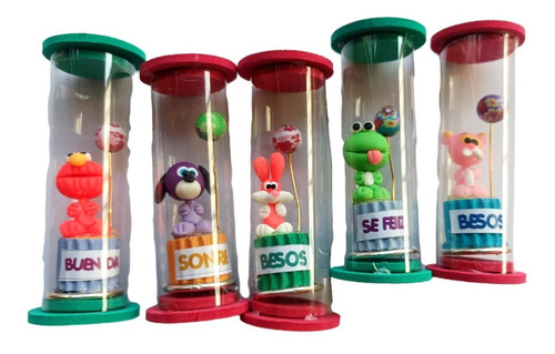 20 Figuras Cilindro San Valentín Amor Amistad Envio Gratis