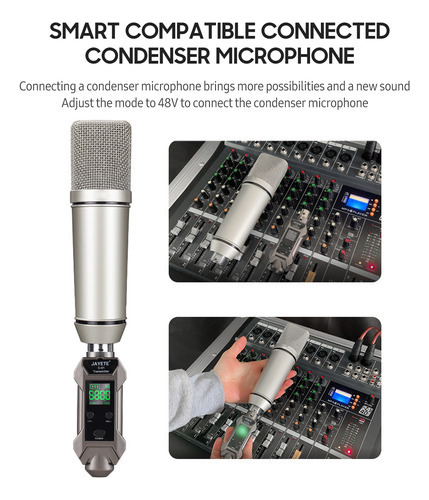 Receptor de audio con rango de potencia dinámica/condensador de color fijo