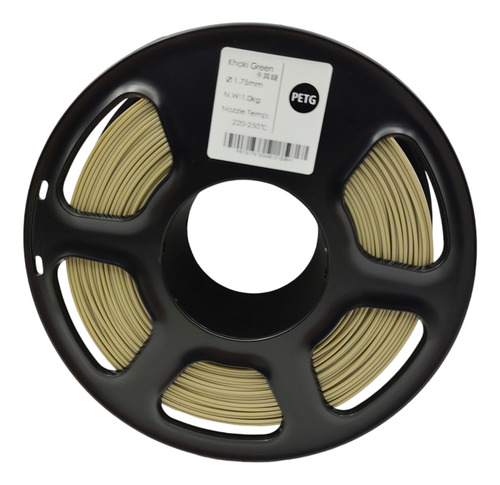 Filamento Impresión 3d Petg 1kg 1.75mm Verde Caqui