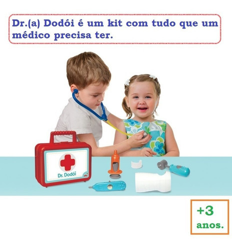 Botiquín médico Doctor (a) Dodói con 5 accesorios Elka - 24 horas