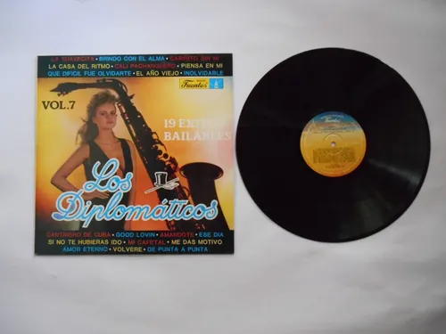 Lp Vinilo Los Diplomaticos 19 Exitos Bailables V7 Col 1986 (Usado)
