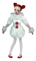 Comprar Disfraz It Niña Payaso Eso Vestido ,cosplay Payasita Pennywise