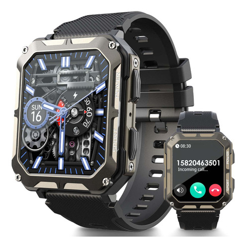 Reloj Inteligente Deportivo Hombre Llamada Impermeable