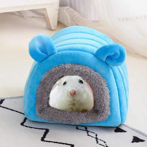Cueva De Cama De Erizo Nido De Hámster Cálido Para Mascotas