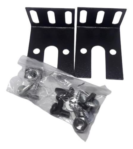 Canal Tension Rackeable Con 5 Tomas Zapatilla Sin Térmica Negro