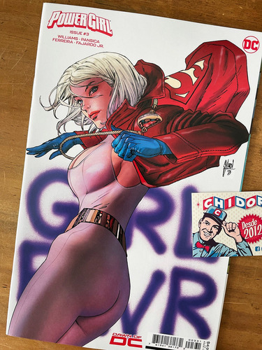 Comic - Power Girl #3 Guillem March Variant Sexy