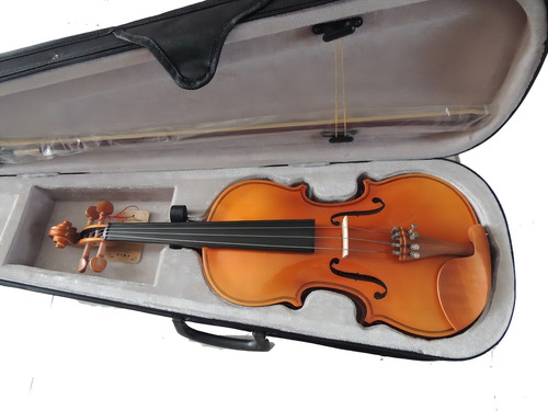 Violín Alto 4/4 Con Estuche, Arco Y Brea. Color Café