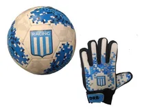 Comprar Combo Oficial Drb!! Pelota Racing Nº5 + Guantes De Arquero