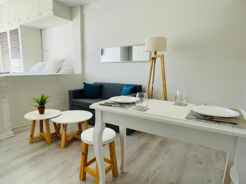 Alquiler Amoblado - Dpto 1 Ambiente Con Balcon