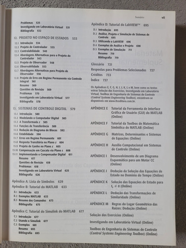 Livro Engenharia De Sistemas De Controle - Norman S. Nise - 6a Edição