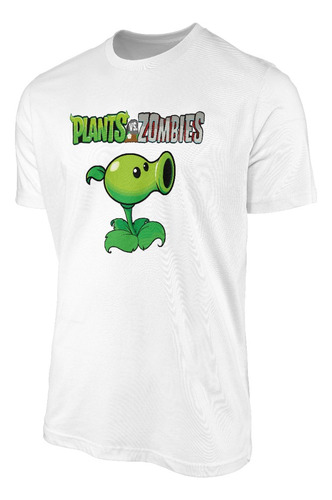 Polera Hombre Plantas Vs Zombies Modelo 2 Personalizada