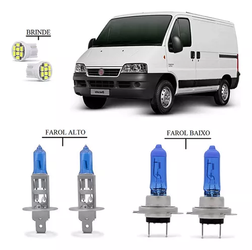 Jogo Lampada H7 Luz Baixa 8500K 12V 55W Super Branca 2Peças - Sul Acessorios