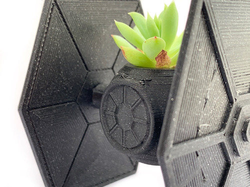 Tie Fighter Maceta De La Guerra De Las Galaxias Star Wars