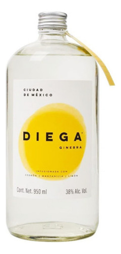 Caja De 6 Ginebra Diega 950 Ml