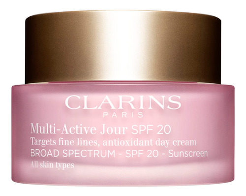 Crema Hidratante De Día Multiactiva Clarins Spf 20 Antienvej