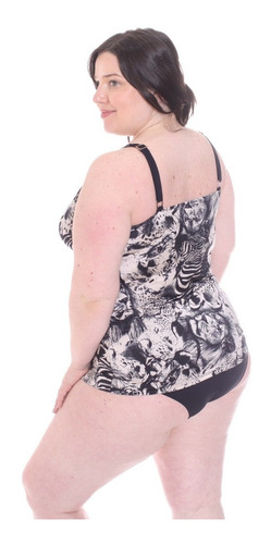 Imagen 6 de 9 de Malla Tankini Talle Grande Mujer Art 242 Local