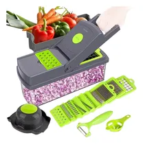 Comprar Rallador Picador Cortador Frutas Y Verduras Multiuso 14 En 1