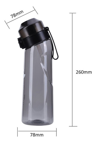 Botella De Agua De 650 Ml Con Pajita Scent Up Water Cup Air