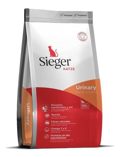 Sieger Katze Urinary 7,5 Kg Envio Gratis Tp#