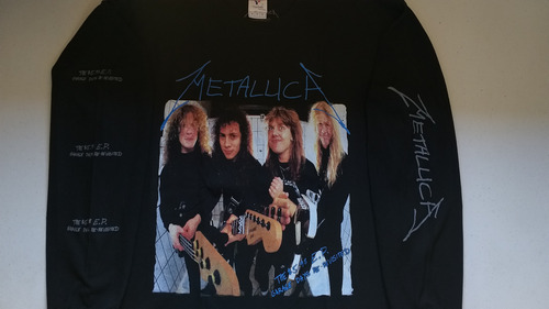 Metallica $5.98 Ep Playera Manga Larga Slayer Megadeth