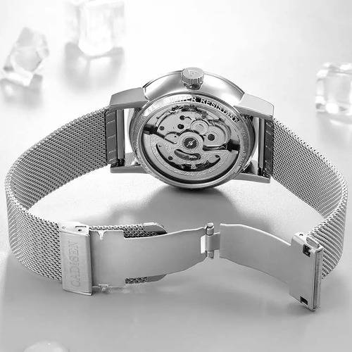 Reloj Ultradelgado Automático De Lujo Para Hombre