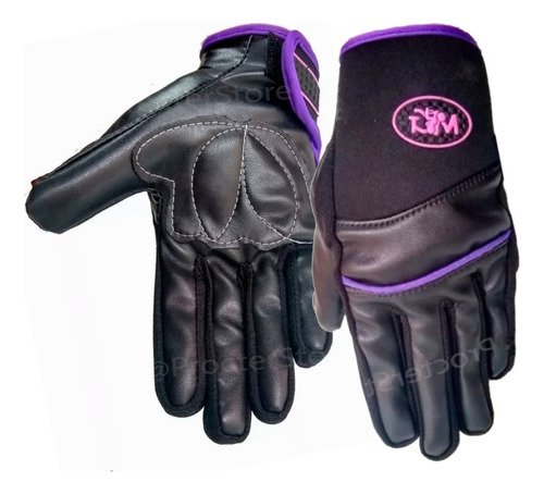 Guantes Para El Frio Dama  Termicos Mujer Moto Cuerotex