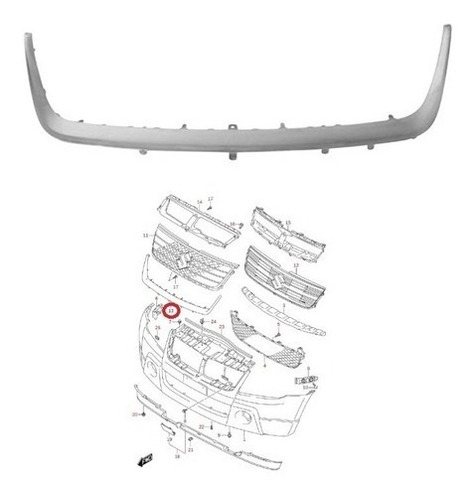 Bisel Moldura Capot Cromado Gran Nomade Gran Vitara 3g 09/12