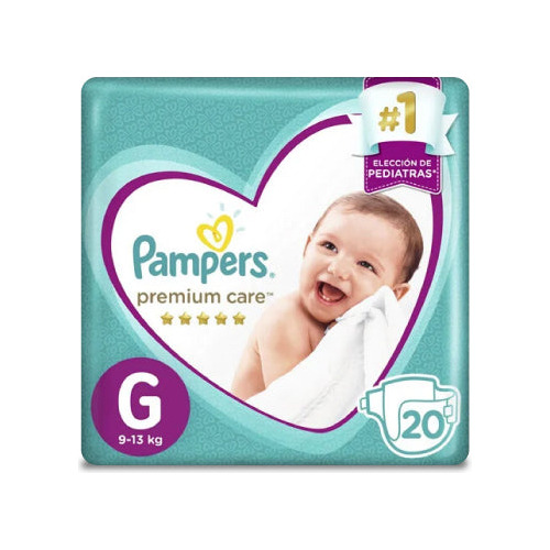 Pampers Pañales Bebé Premium Care G 20 Unid