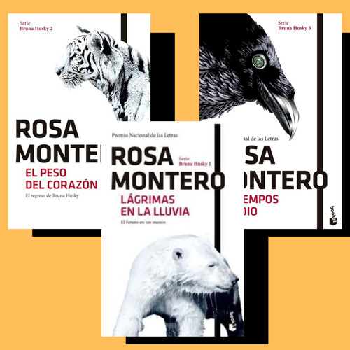Pack Rosa Montero : Trilogia Bruna Husky . Booket 3 Tomos