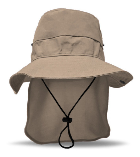 Sombrero Legionario Cazador Con Capa Protección Del Sol 5 Pz