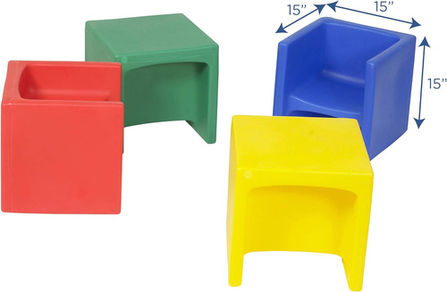 Fábrica Infantil - Sillas De Cubo 15 Por 15 Pulgadas